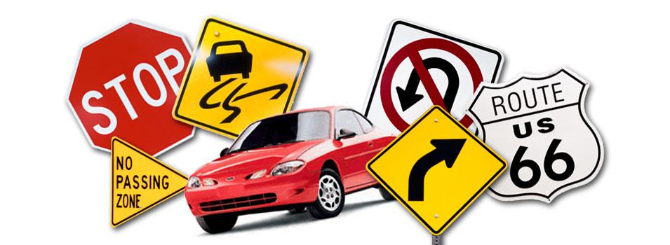 Driving Signs and Symbols